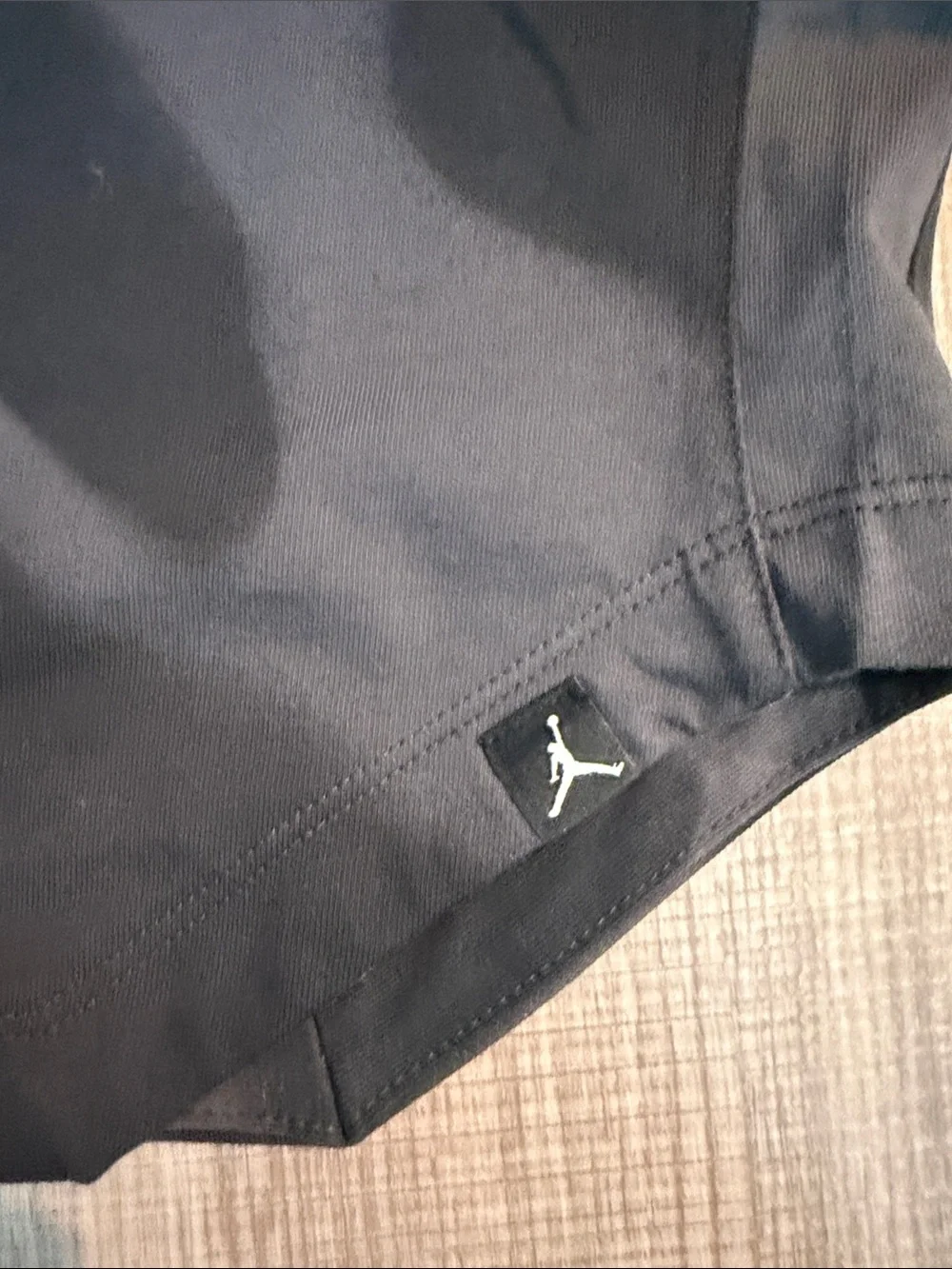 Jordan Black Camo Short Sleeve Tee with Embossed Logo